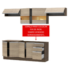 Cozinha Completa Madesa Mariana Com Armário E Balcão (sem Tam