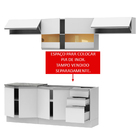 Cozinha Completa Madesa Mariana Com Armário e Balcão (Sem Tam