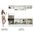 Cozinha Completa Madesa Onix 240001 Com Armário E Balcão - Br