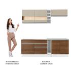 Cozinha Completa Madesa Parma Com Armário E Balcão (sem Tampo