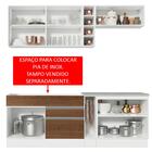 Cozinha Completa Madesa Parma Com Armário E Balcão (sem Tampo