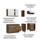 Cozinha Completa Madesa Parma Com Armário E Balcão (sem Tampo