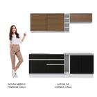 Cozinha Completa Madesa Parma Com Armário E Balcão (sem Tampo