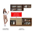 Cozinha Completa Madesa Parma Com Armário E Balcão (sem Tampo