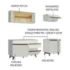 Cozinha Completa Madesa Reims 190001 Com Armário E Balcão - B