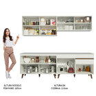 Cozinha Completa Madesa Reims 240001 Com Armário E Balcão - B