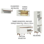 Cozinha Completa Madesa Reims 250003 Com Armário E Balcão - B