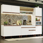 Cozinha Completa Madesa Reims 300002 Com Armário E Balcão - P