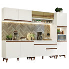 Cozinha Completa Madesa Reims 300002 Com Armário E Balcão - P