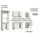 Cozinha Completa Madesa Reims 320001 Com Armário E Balcão - B