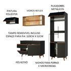 Cozinha Completa Madesa Reims Xa260001 Com Armário E Balcão -