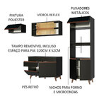 Cozinha Completa Madesa Reims Xa260001 Com Armário E Balcão -