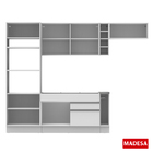 Cozinha Completa Madesa Safira com Armário e Balcão (Sem Tamp