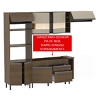 Cozinha Completa Madesa Safira Com Armário E Balcão (sem Tamp