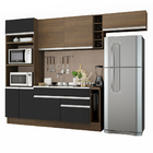 Cozinha Completa Madesa Safira Com Armário E Balcão (sem Tamp