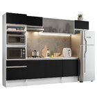 Cozinha Completa Madesa Topazio 300001 Com Armário, Balcão E