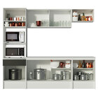 Cozinha Completa Madesa Topazio Com Armário, Balcão E Tampo