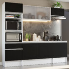 Cozinha Completa Madesa Topazio Com Armário, Balcão E Tampo