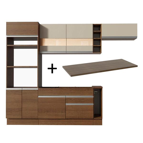 Cozinha Completa Madesa Vicenza Com Armário E Balcão + Tampo