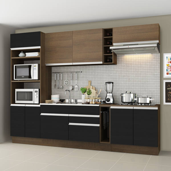 Cozinha Completa Madesa Vicenza com Armário e Balcão (Sem Tam