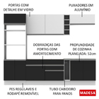 Cozinha Completa Madesa Vicenza Com Armário E Balcão (sem Tam