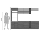 Cozinha Completa Madesa Vicenza Com Armário E Balcão (sem Tam