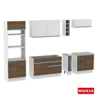 Cozinha Completa Madesa Vicenza Com Armário E Balcão (sem Tam