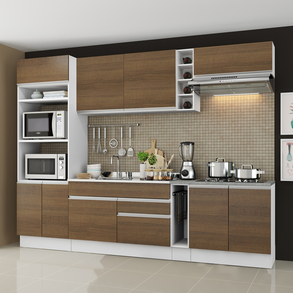 Cozinha Completa Madesa Vicenza com Armário e Balcão (Sem Tam