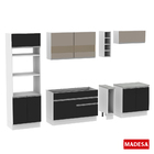 Cozinha Completa Madesa Vicenza com Armário e Balcão (Sem Tam