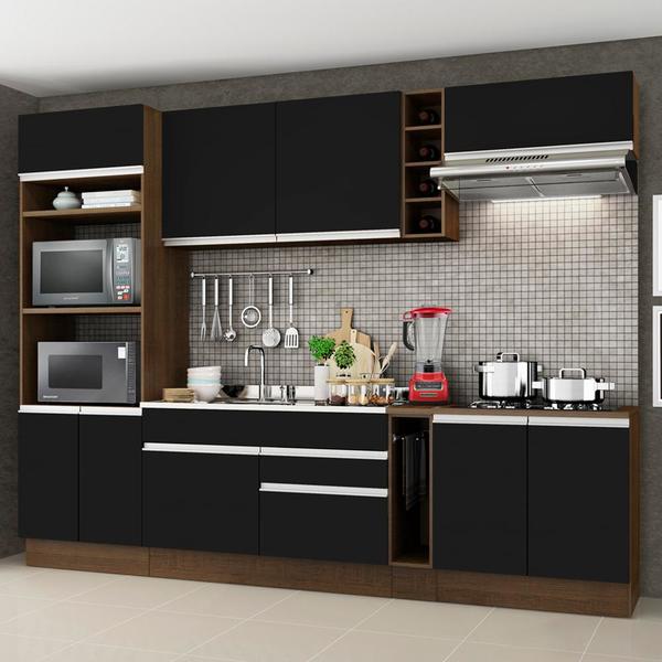 Cozinha Completa Madesa Vicenza Com Armário E Balcão (sem Tam