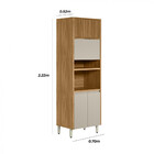 Cozinha Completa Matisse 12 Portas 3 Gavetas Ripado 100% Mdf