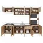 Cozinha Completa Max 15 Portas 1 Gaveta Carvalho/blanche - Fe