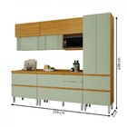 Cozinha Completa Mdf Pilar 5 Peças Cristaleira