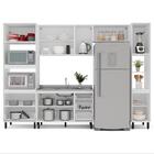 Cozinha Completa Meena 10 Portas 4 Gavetas 40250056 Branco/az