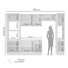 Cozinha Completa Meena 10 Portas 4 Gavetas 40250062 Branco -