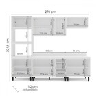 Cozinha Completa Meena 10 Portas 4 Gavetas 40250067 Branco -