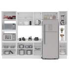 Cozinha Completa Meena 10 Portas 4 Gavetas 40250074 Branco/cr