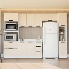 Cozinha Completa Meena 10 Portas 4 Gavetas 40250074 Branco/cr