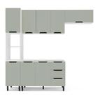 Cozinha Completa Meena 8 Portas 3 Gavetas 40250054 Branco/ver