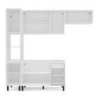 Cozinha Completa Meena 8 Portas 3 Gavetas 40250054 Branco/ver