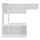 Cozinha Completa Meena 8 Portas 3 Gavetas 40250072 Branco/cre