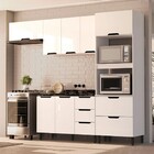 Cozinha Completa Meena 8 Portas 4 Gavetas 40250052 Branco - P