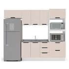 Cozinha Completa Meena 8 Portas 4 Gavetas 40250058 Branco/cre