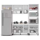 Cozinha Completa Meena 8 Portas 4 Gavetas 40250064 Branco/cre