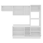 Cozinha Completa Meena 8 Portas 4 Gavetas 40250070 Branco/ver