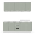 Cozinha Completa Meena 9 Portas 3 Gavetas 40250059 Branco/ver