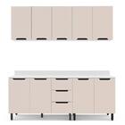 Cozinha Completa Meena 9 Portas 3 Gavetas 40250065 Branco/cre