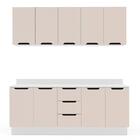 Cozinha Completa Meena 9 Portas 3 Gavetas 40250071 Branco/cre