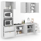 Cozinha Completa Miami 9 Portas 5 Gavetas 100% Mdf Americana