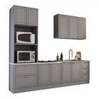 Cozinha Completa Miami 9 Portas 5 Gavetas 100% Mdf Americana